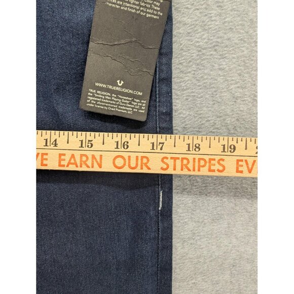 True Religion Geno Relaxed Slim Jeans Boys 16 Blue Dark Wash Stretch Denim NWT - Picture 6 of 16